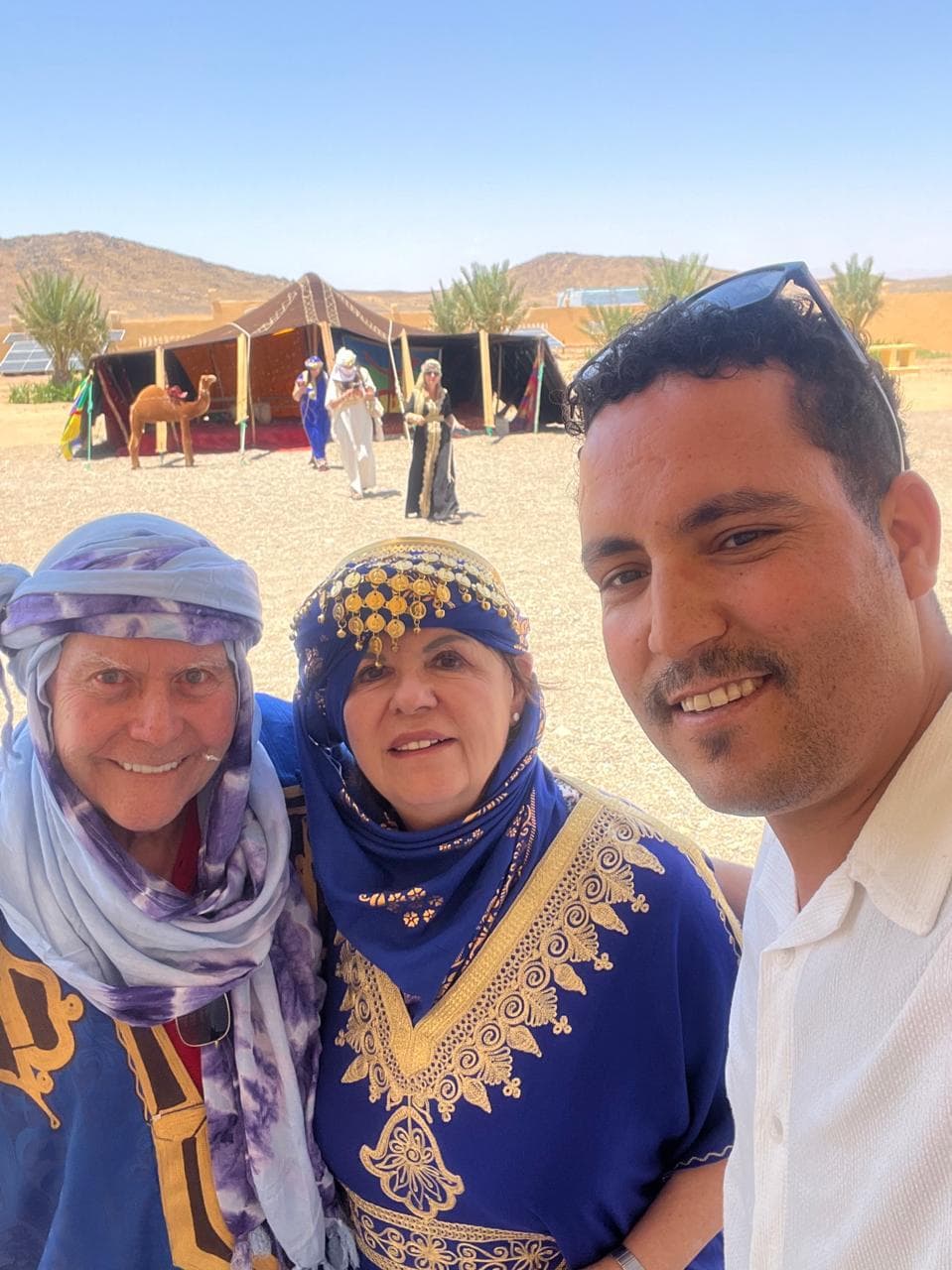 Travelers exploring Morocco with a local tour operator