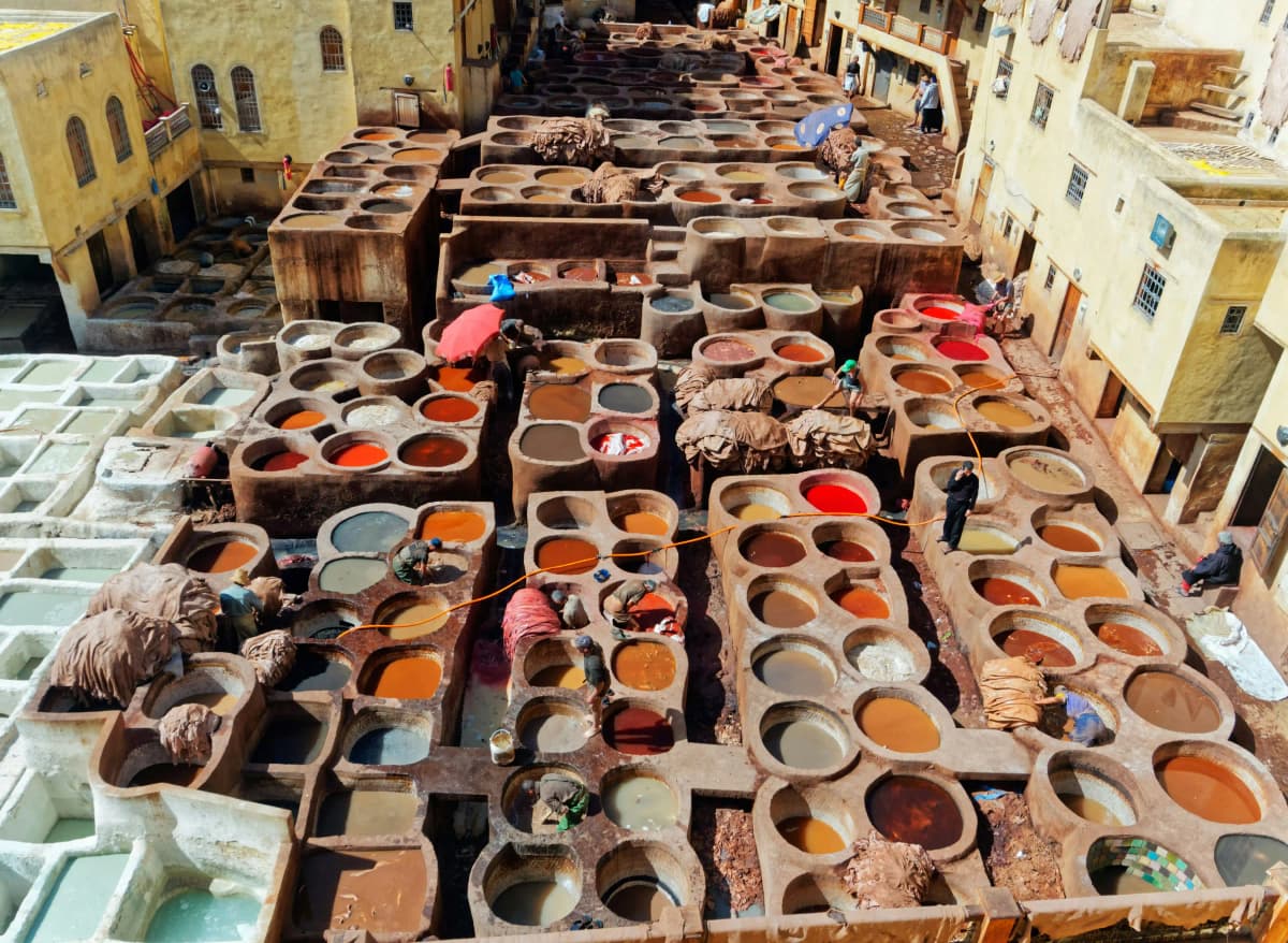 Ait Ben Haddou Kasbah UNESCO World Heritage site on the Marrakech to Fes desert tour